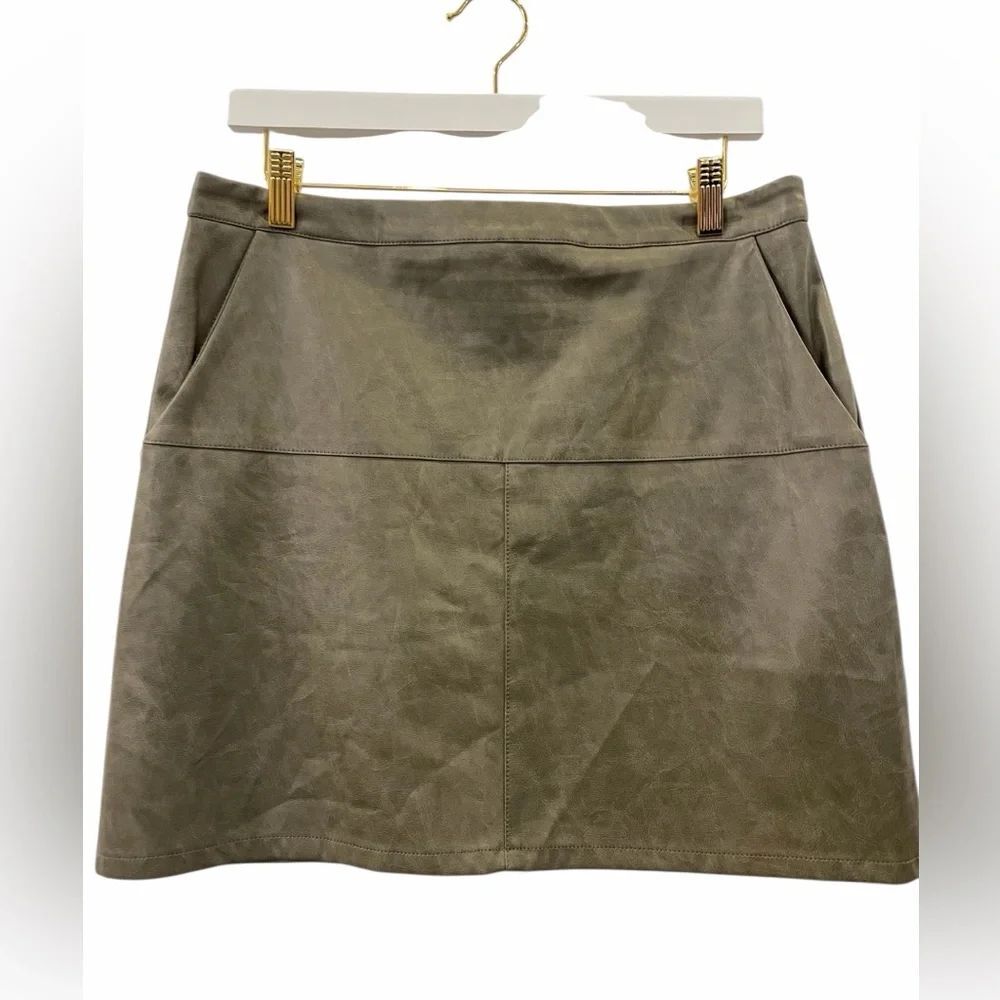 Shinestar Faux Leather Mini Skirt